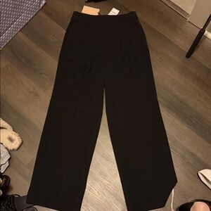 Halogen Classic Black Wide-Leg Pants